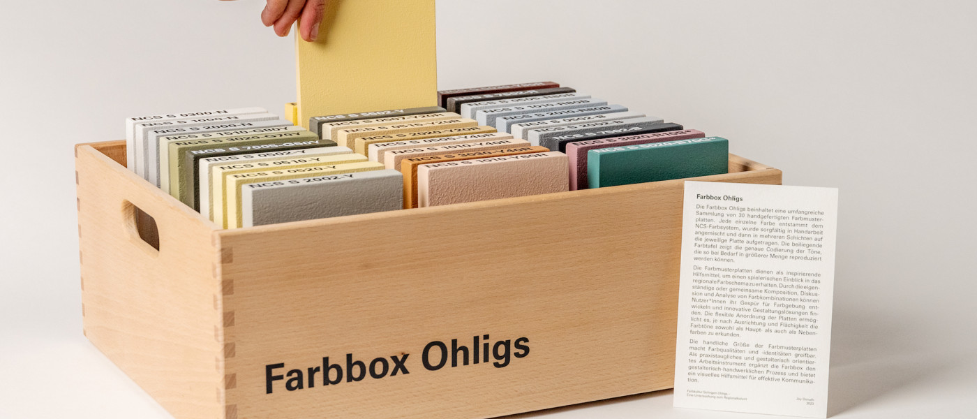 Bachelorarbeit: "Farbkultur Solingen-Ohligs: eine Untersuchung zum Regionalkolorit".