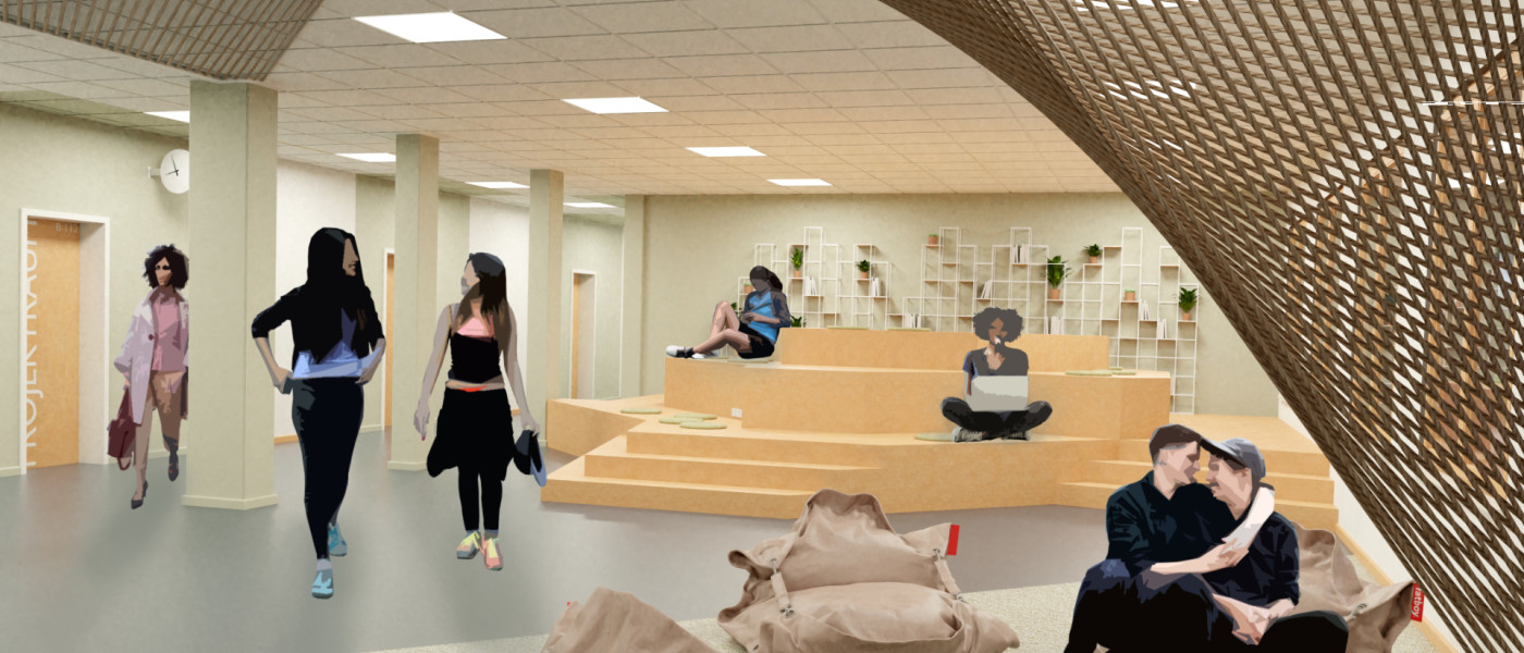 Bachelorarbeit "Neugestaltung der Innenräume der Heinrich-Mann-Schule in Berlin-Neukölln"