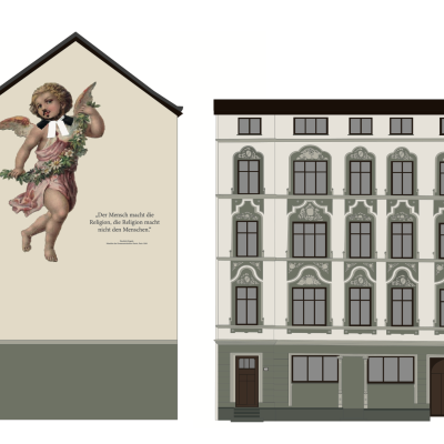 Techniken der Restaurierung, Imitation und Dekoration: "Gestaltungskonzept eines historischen Treppenhauses von 1896"