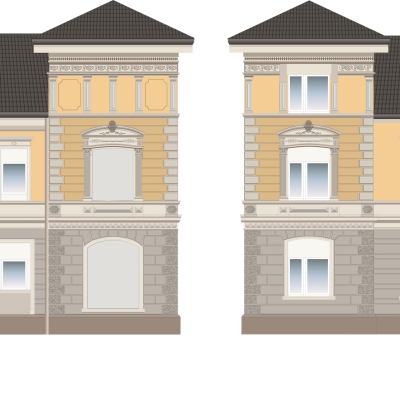 Gestaltungstechniken der Restauration, Imitation und Dekoration: Sandstein-Imitation, Kammzugtechnik, Vergolden und Schablonieren