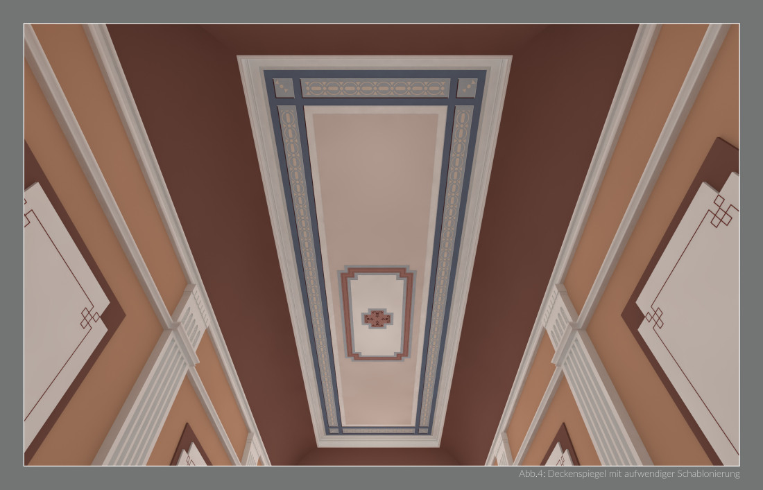 Techniken der Restauration, Imitation und Dekoration am Beispiel eines historischen Treppenhauses