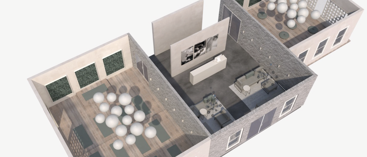 Grundlagen der Innenraumgestaltung: "Yoga- und Meditationsstudio"