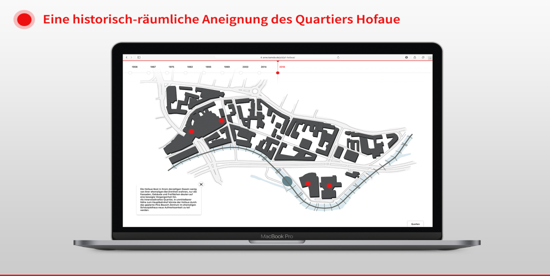 Eine historisch räumliche Aneignung des Quartiers Hofaue