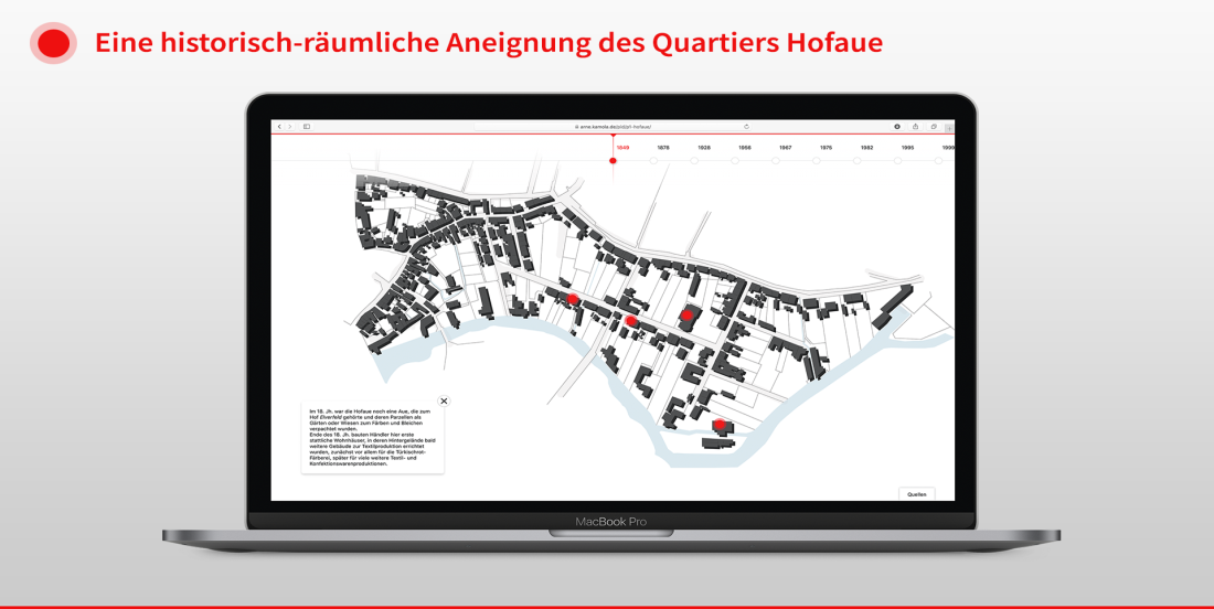 Eine historisch räumliche Aneignung des Quartiers Hofaue