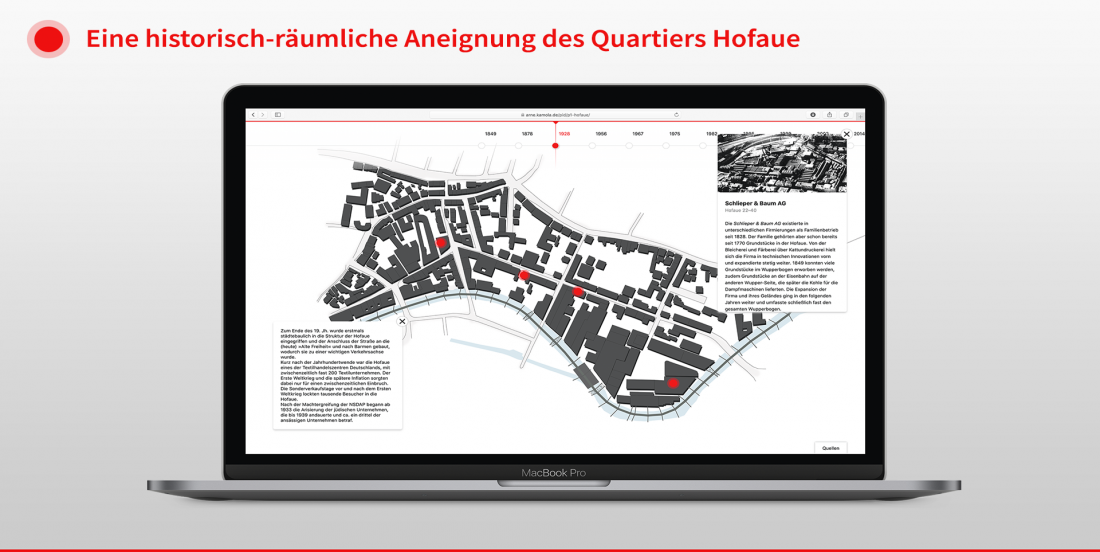 Eine historisch räumliche Aneignung des Quartiers Hofaue