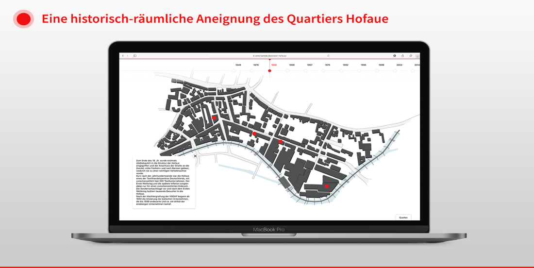 Eine historisch räumliche Aneignung des Quartiers Hofaue